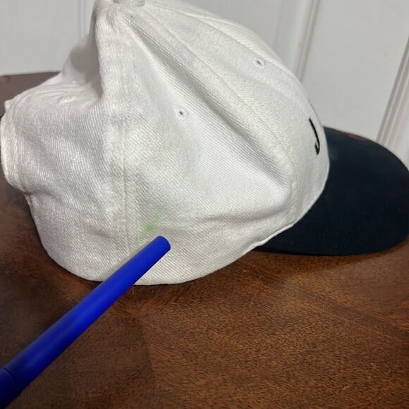 🔥🔥 Vintage NIKE AIR JORDAN Snapback Hat - Embroidered Lettering - EXCELLENT - Picture 9 of 9